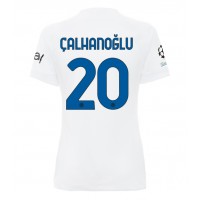 Dres Inter Milan Hakan Calhanoglu #20 Preč pre Ženy 2023-24 Krátky Rukáv